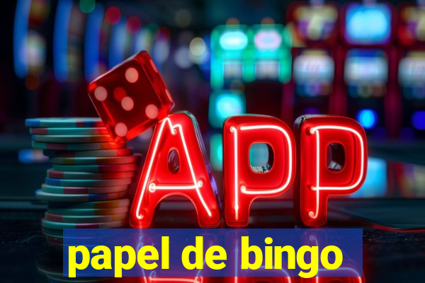 papel de bingo